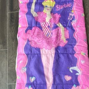 Little girls slumber bag 90s vintage ballerina Barbie